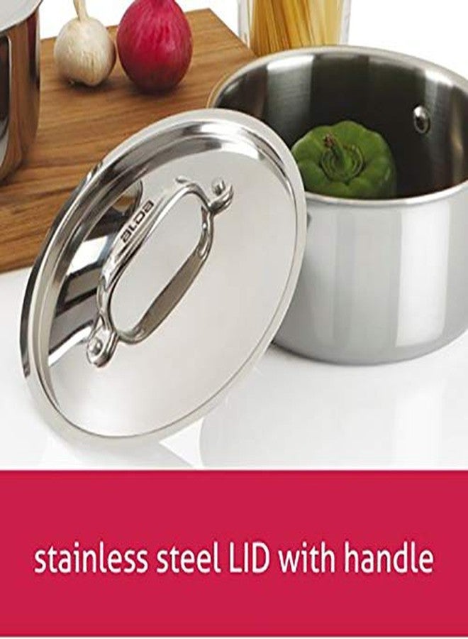 Alda Tri Ply Stainless Steel Sauce Pan + Lid, 16cm, Silver - Image 3